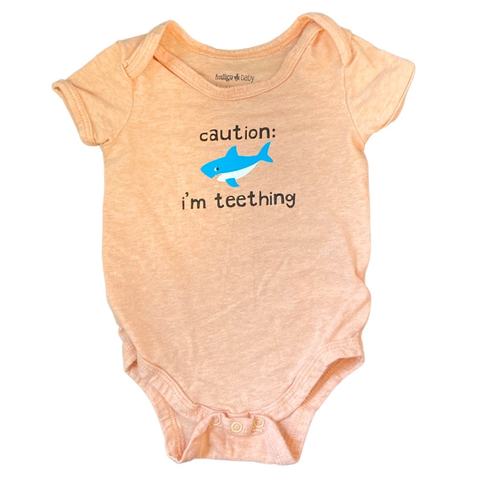 Indigo Baby Short Sleeved Bodysuit Onesie